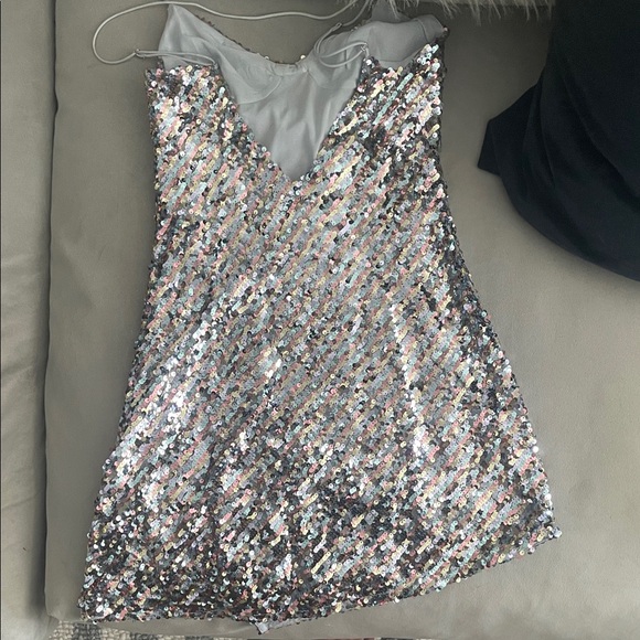 FLL Sequin Strapless Mini Dress - Picture 5 of 5